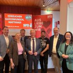 Foto: Nico Bloem (MdL) Melanie Helms, Matthias Groote, Benjamin Gerhardt, Markus Stanggassinger und Anja Troff-Schaffsrzyk (MdB)